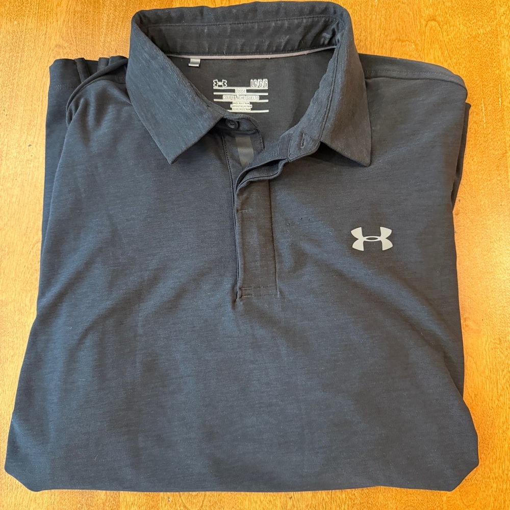 Under Armour Black Performance Polo Shirt